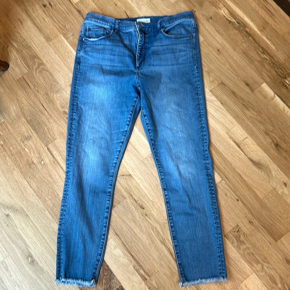 Loft high waist skinny jeans. 31/12